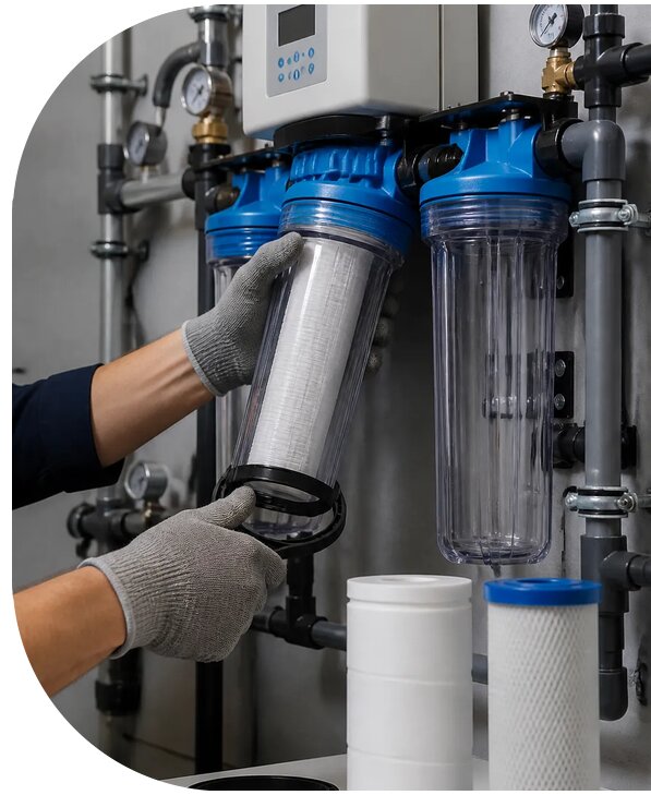 Ремонт системы водоочистки в Троицке от 5156 р. | АПаруса-Трц